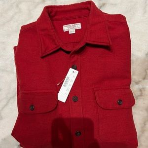 New With Tags! Wallace & Barnes / J. Crew Heavyweight Chamois Overshirt